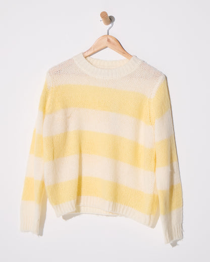 Pallas Stripe Jumper - Butter