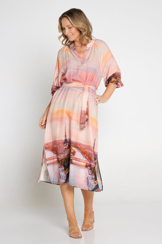 Belita Linen Dress - La Vie en Rose