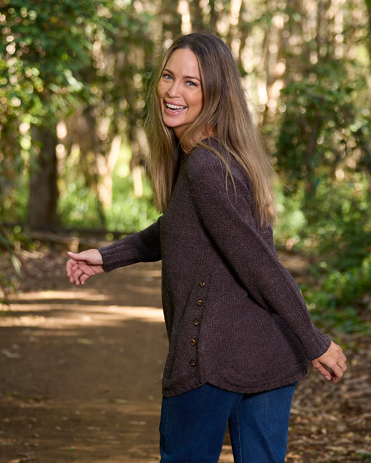 Paris Knit Jumper - Chocolate