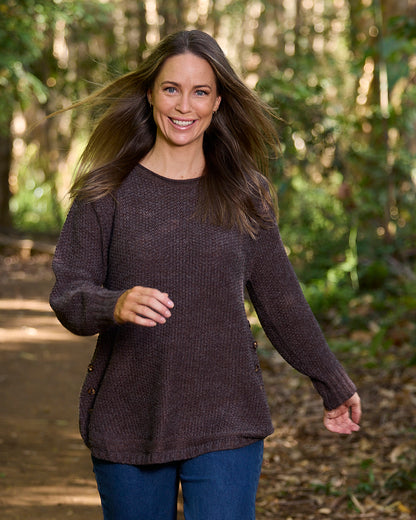 Paris Knit Jumper - Chocolate