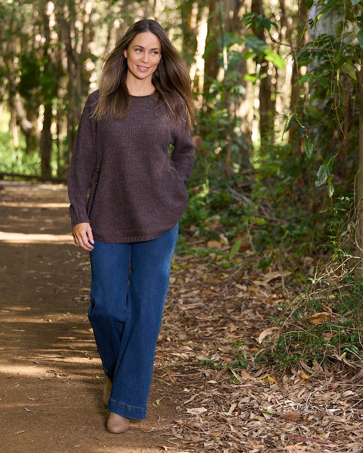 Paris Knit Jumper - Chocolate