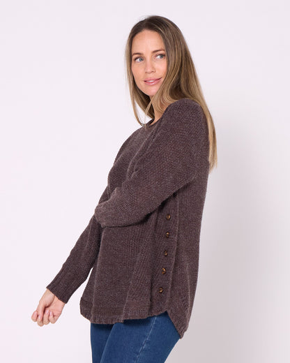 Paris Knit Jumper - Chocolate