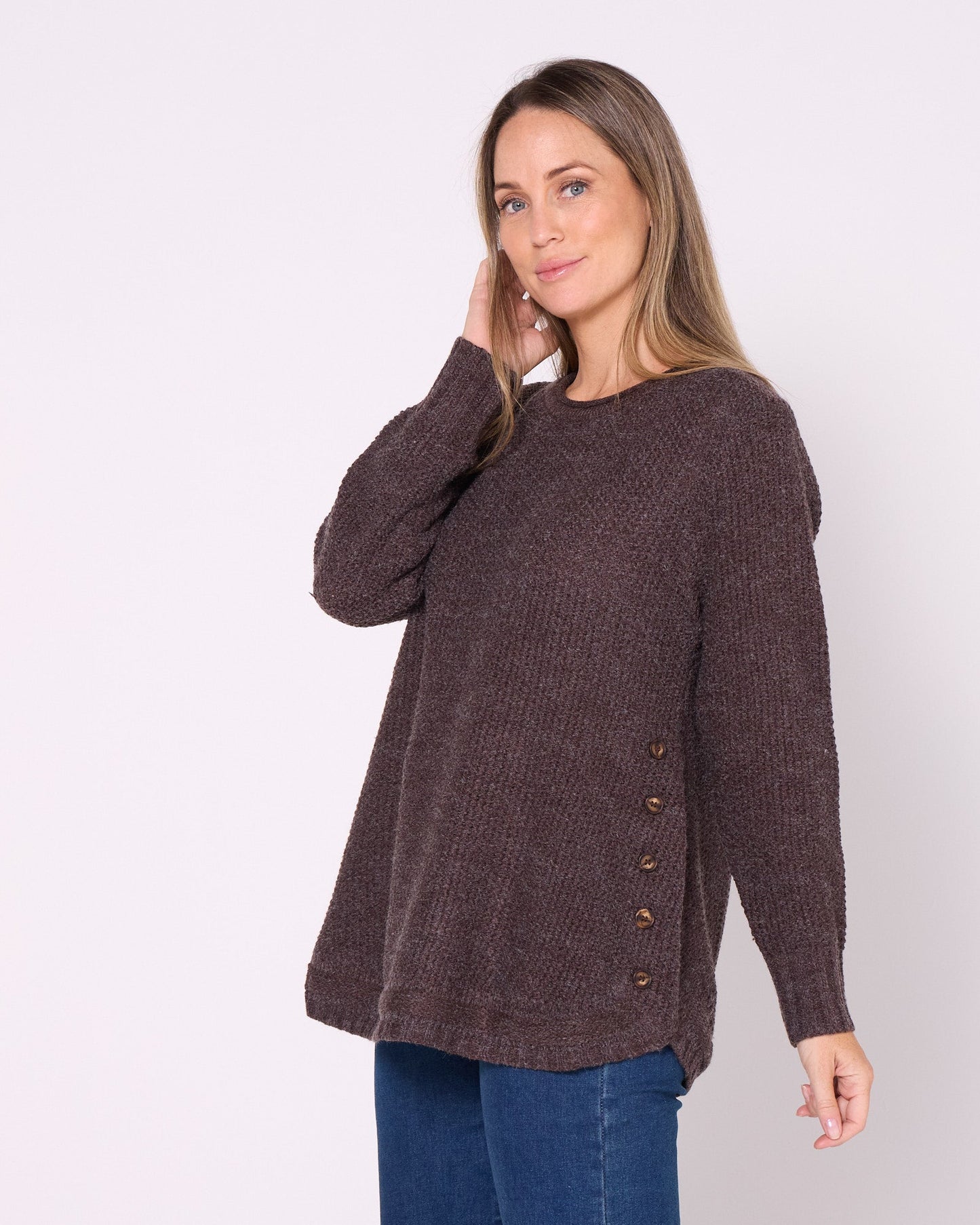Paris Knit Jumper - Chocolate