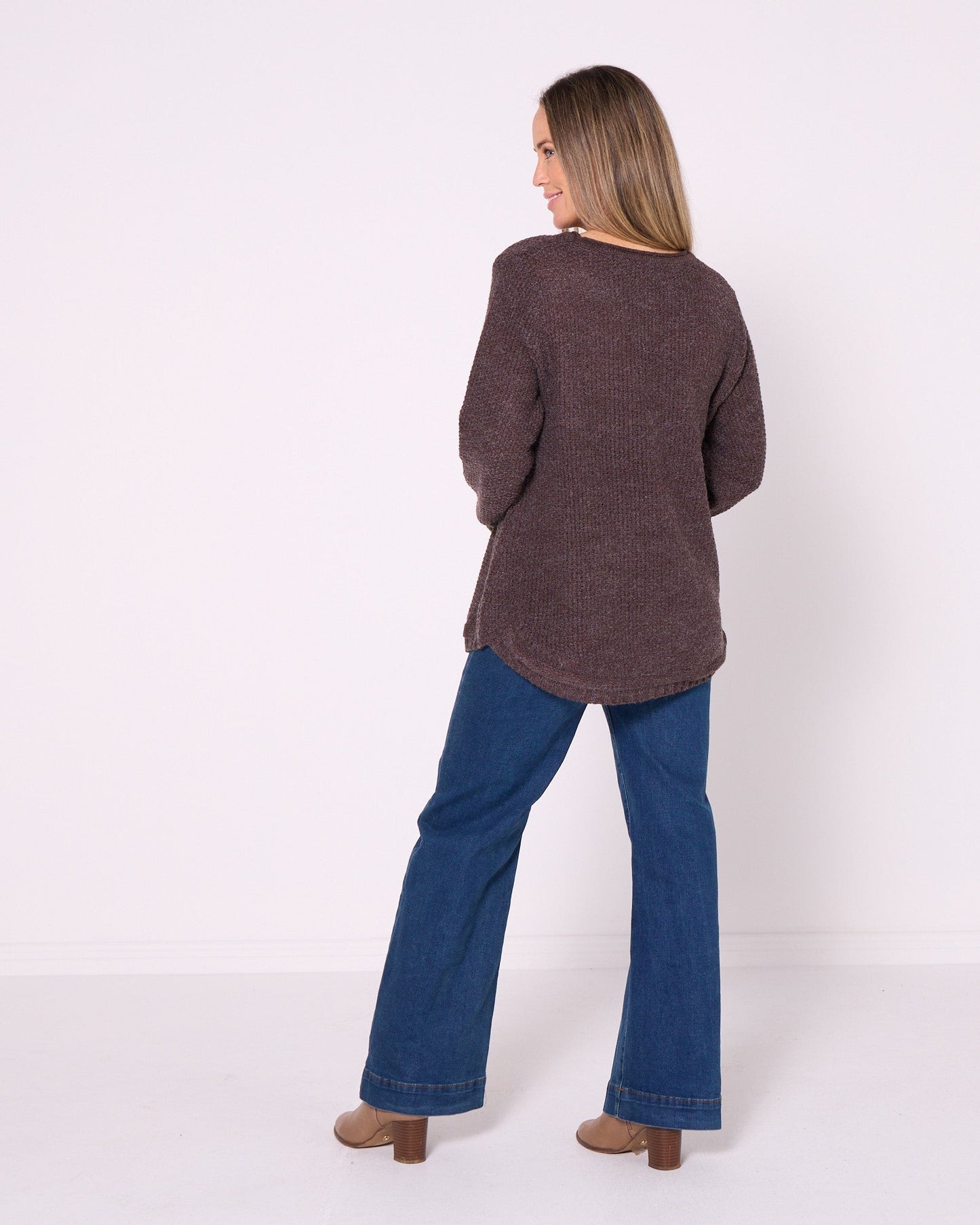 Paris Knit Jumper - Chocolate