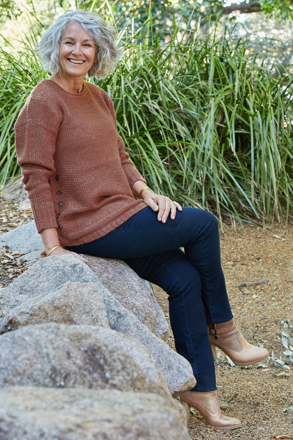 Paris Knit Jumper - Rust