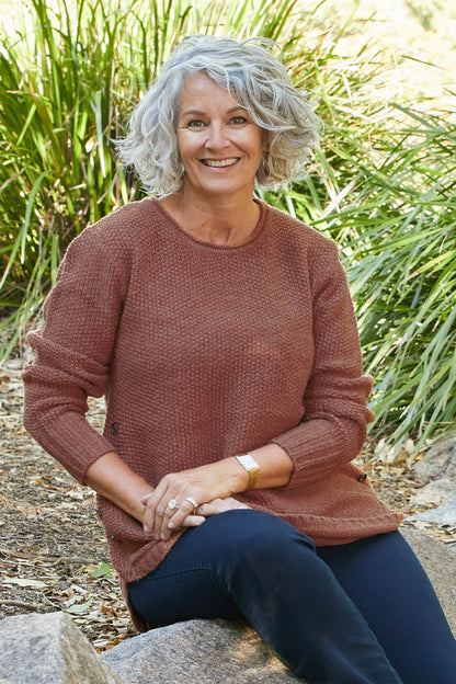 Paris Knit Jumper - Rust