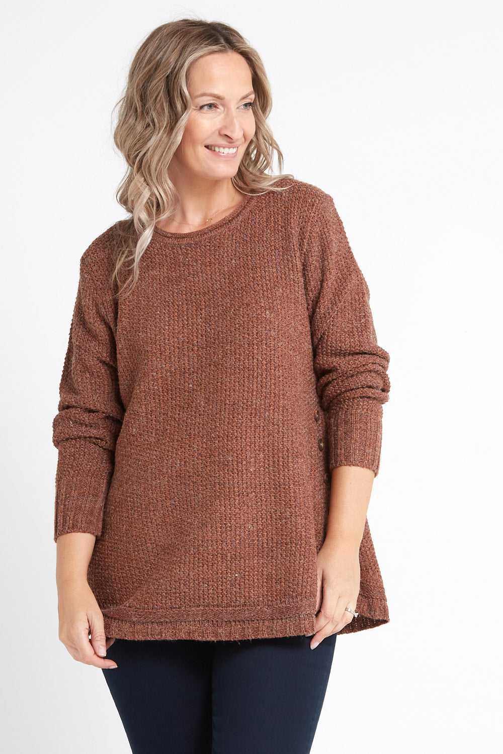 Paris Knit Jumper - Rust