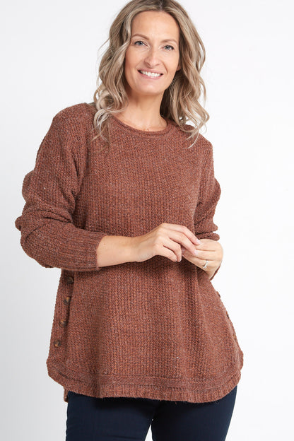 Paris Knit Jumper - Rust