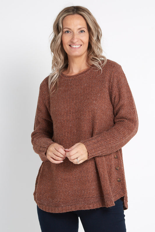 Paris Knit Jumper - Rust