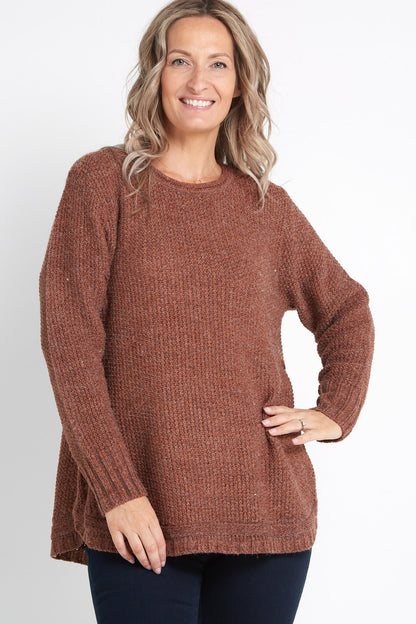 Paris Knit Jumper - Rust