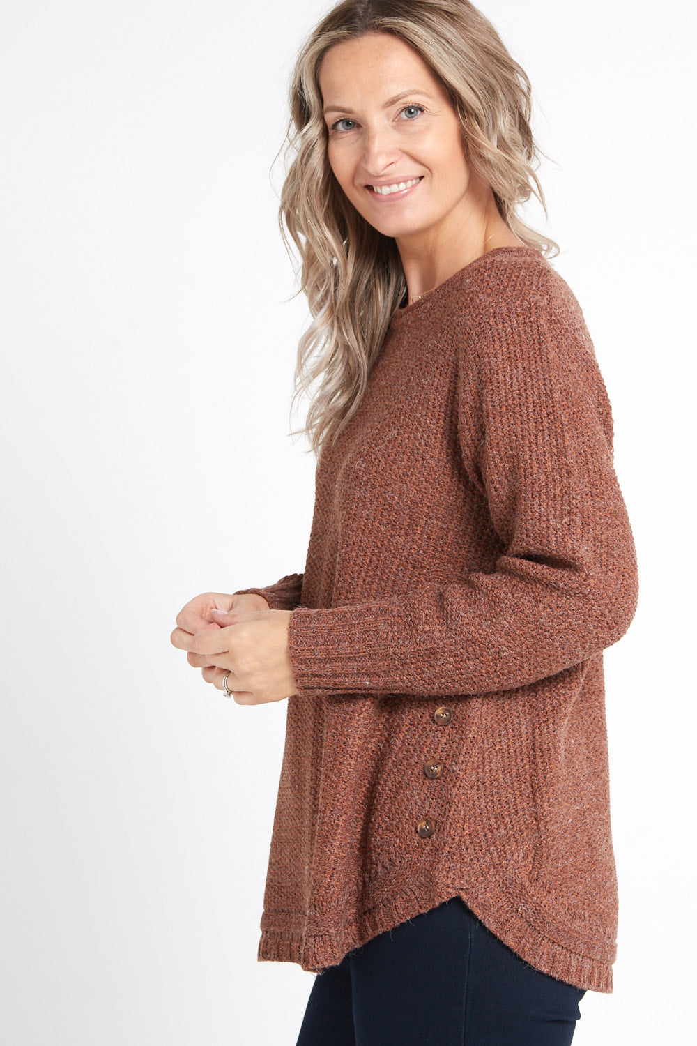 Paris Knit Jumper - Rust