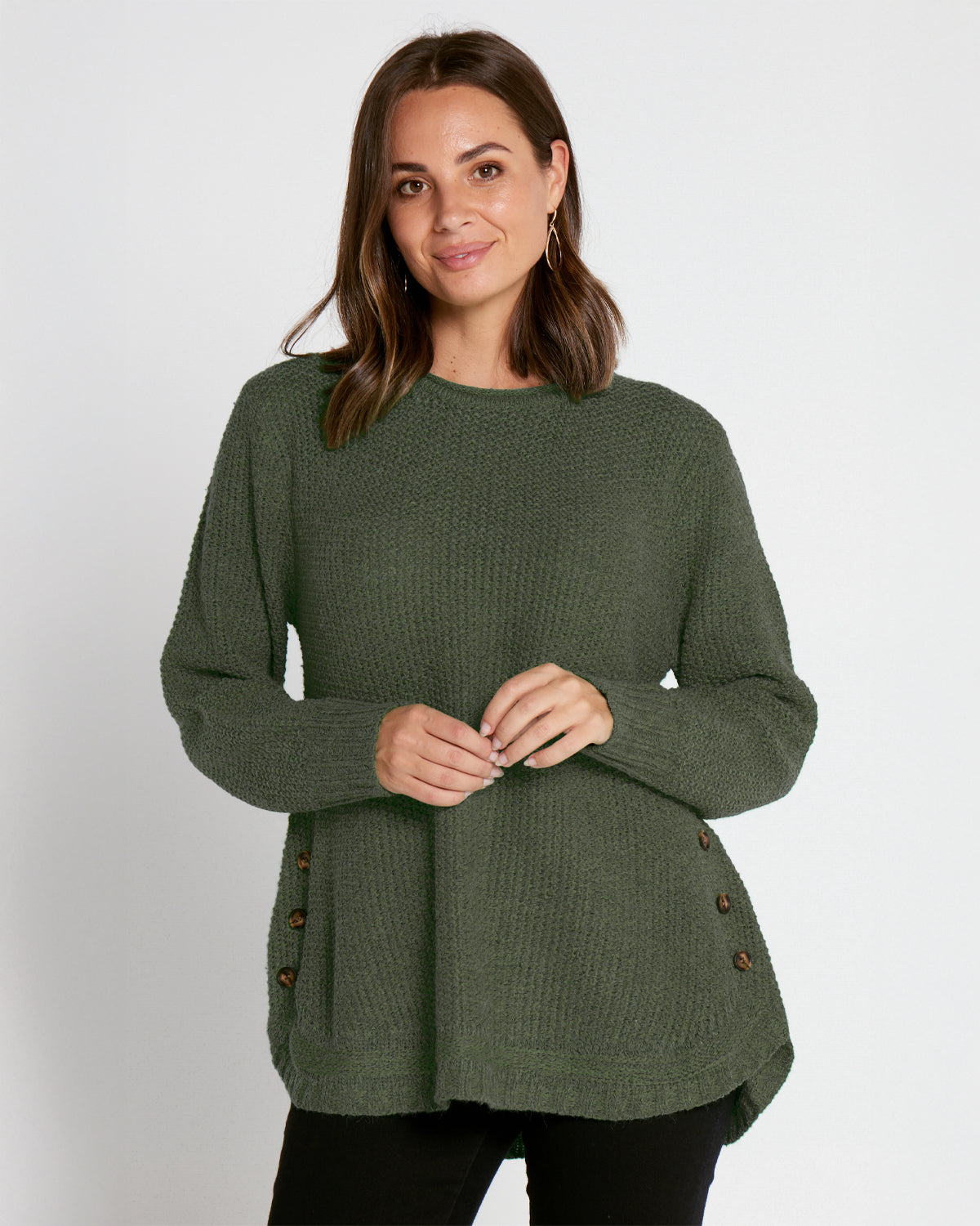 Paris Knit Jumper - Khaki