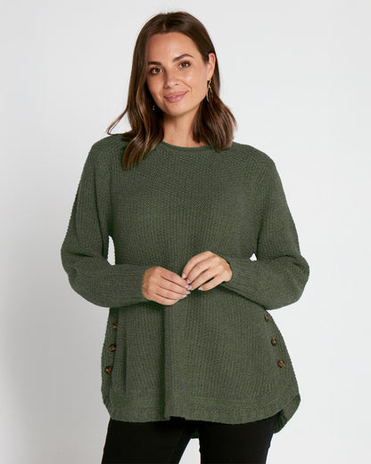 Paris Knit Jumper - Khaki