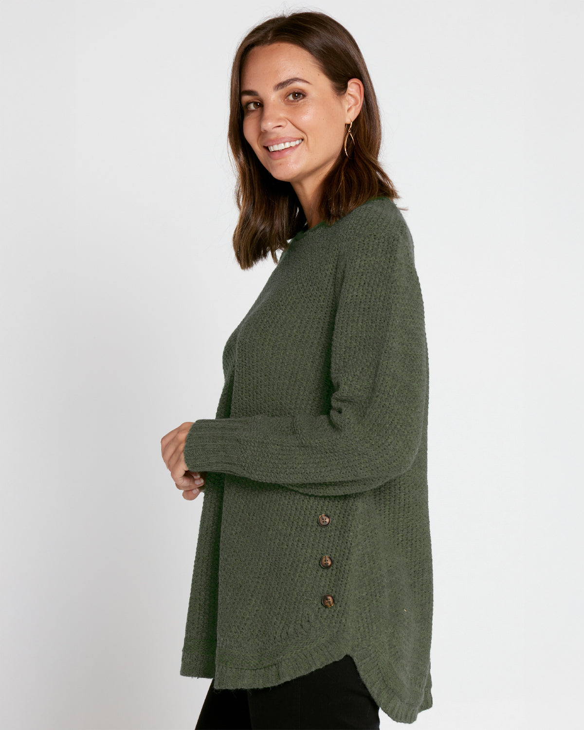 Paris Knit Jumper - Khaki