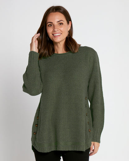 Paris Knit Jumper - Khaki