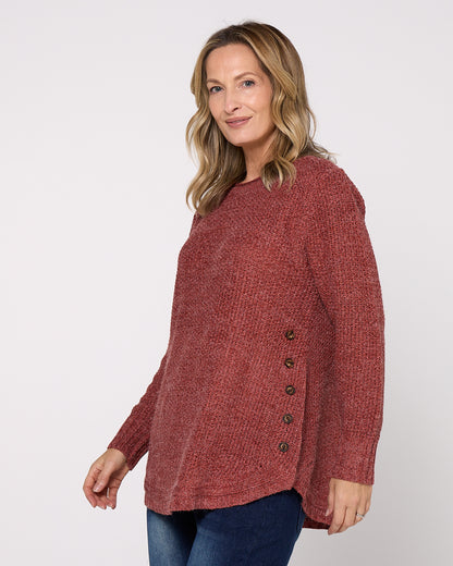 Paris Knit Jumper - Rust