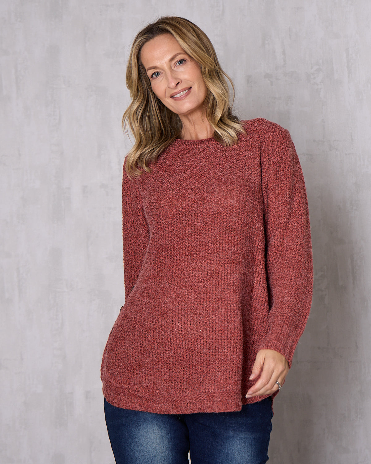 Paris Knit Jumper - Rust
