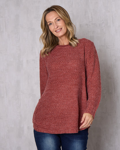 Paris Knit Jumper - Rust