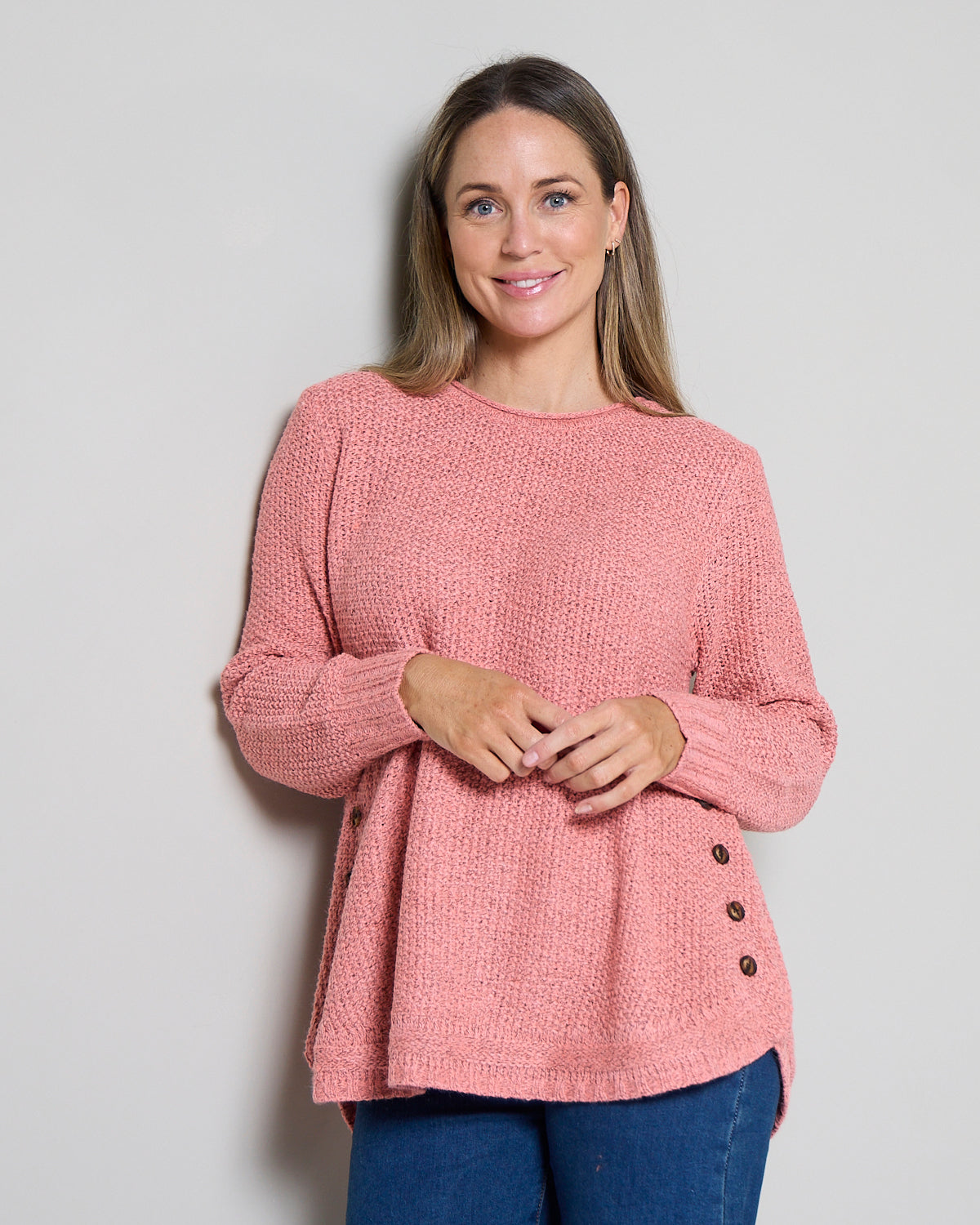 Paris Knit Jumper - Tea Rose