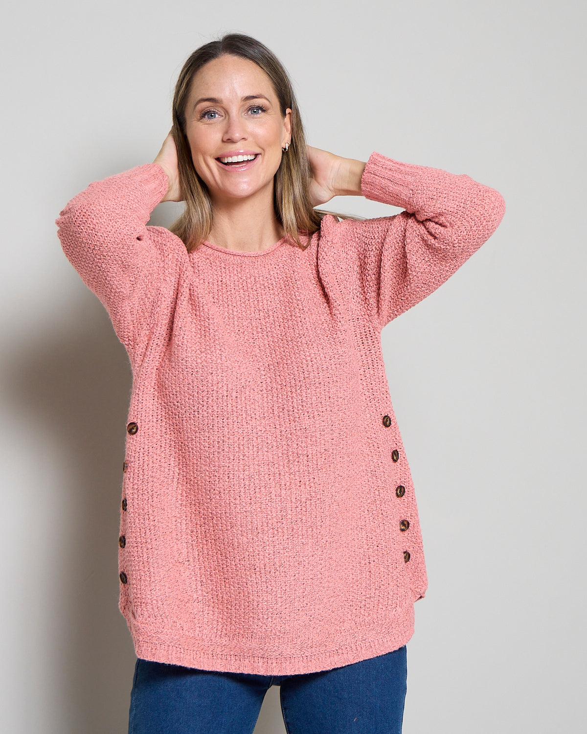 Paris Knit Jumper - Tea Rose