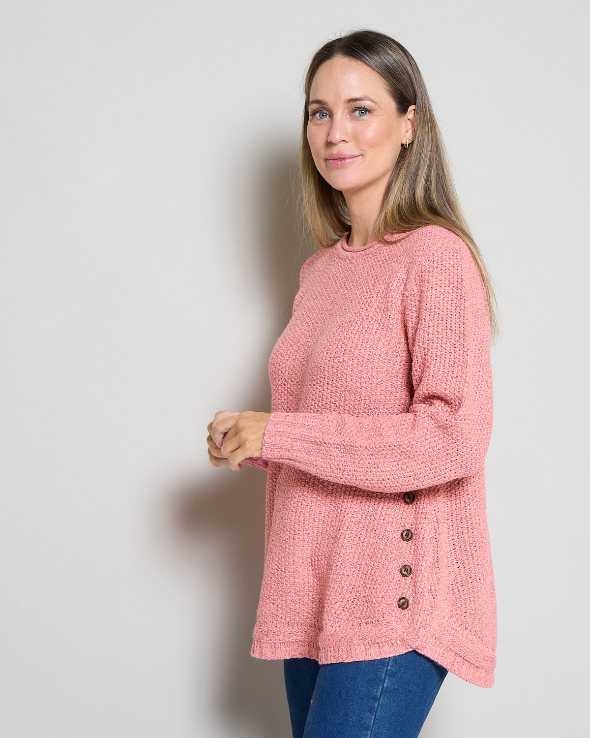 Paris Knit Jumper - Tea Rose