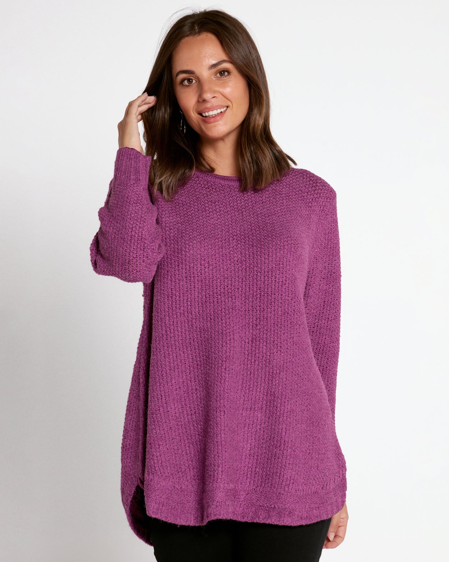 Paris Knit Jumper - Magenta