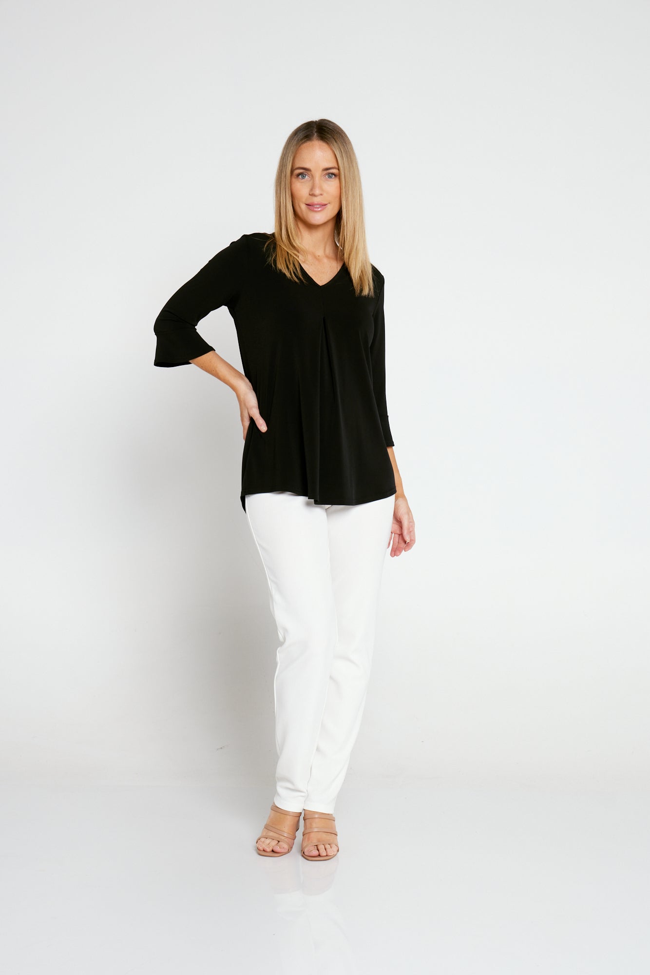 Cordelia St Pencil Pant - Ivory