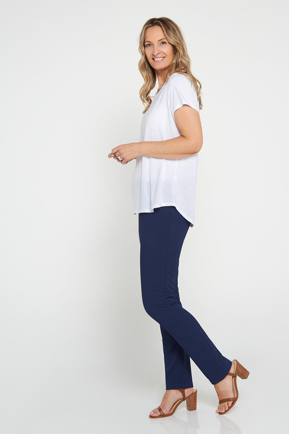 Cordelia St Pencil Pant - Navy