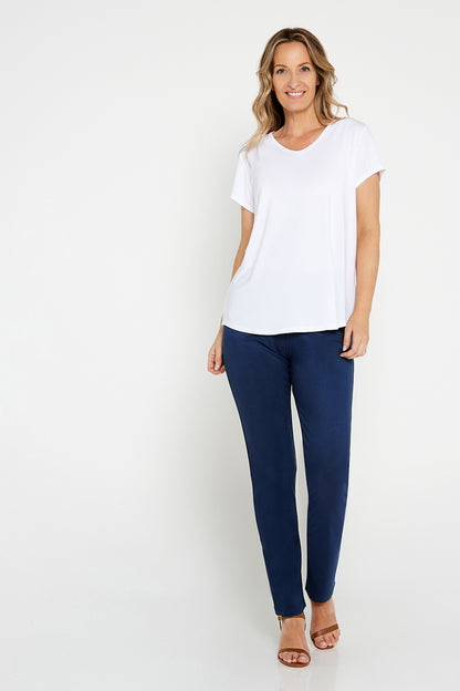 Cordelia St Pencil Pant - Navy