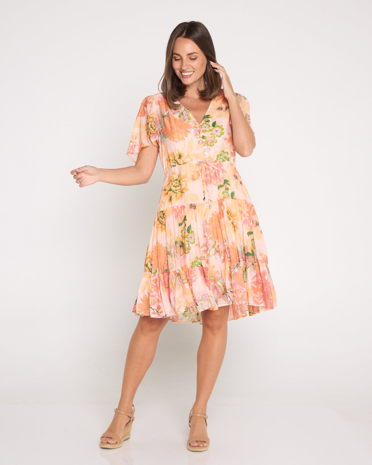 Tiana Petite Dress - Golden Hour Floral
