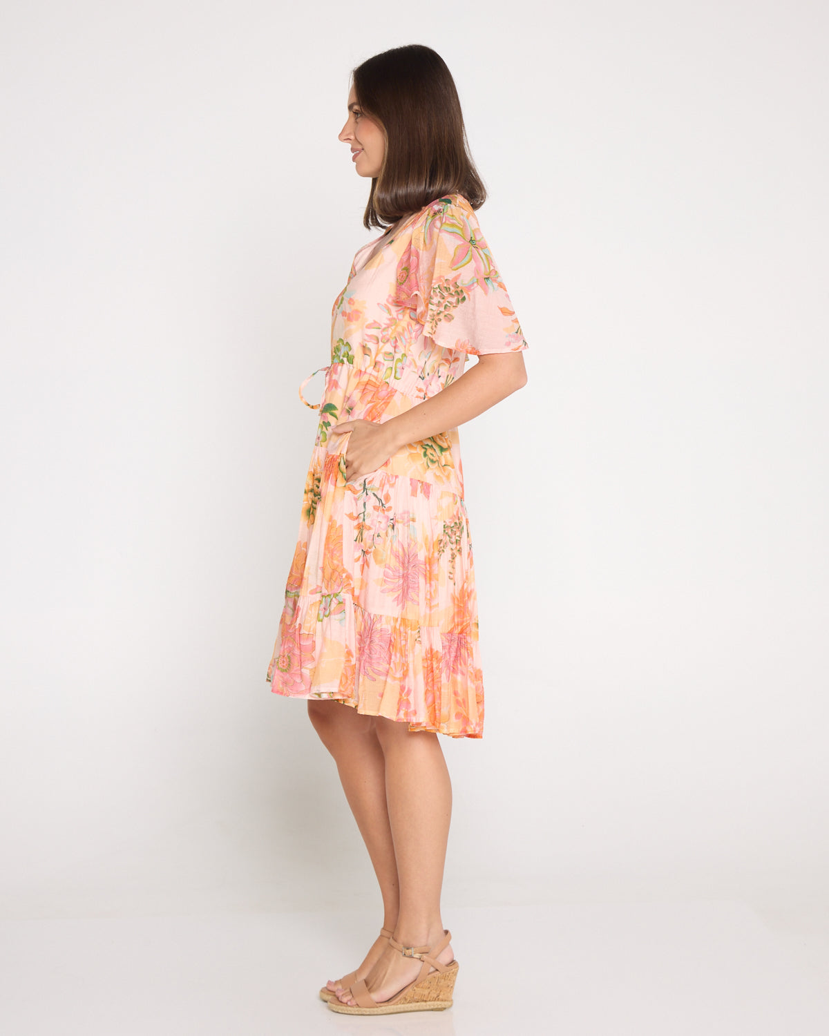 Tiana Petite Dress - Golden Hour Floral