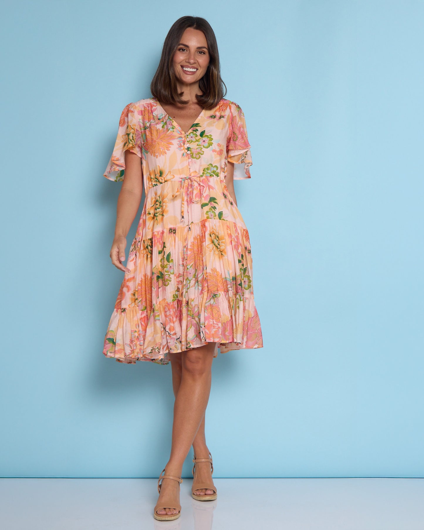 Tiana Petite Dress - Golden Hour Floral
