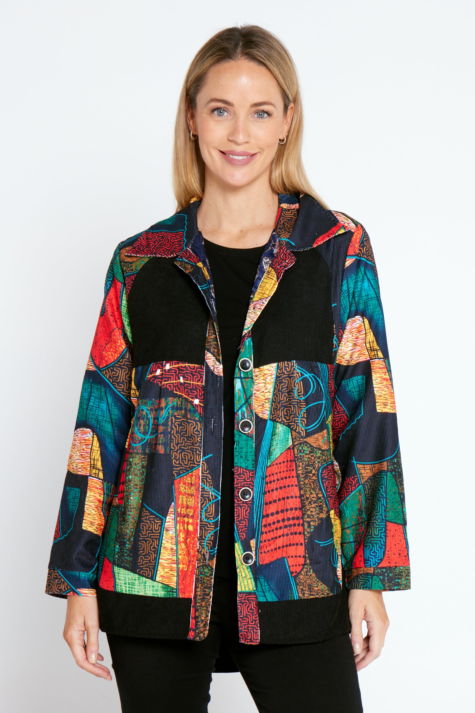 Phoenix Jacket - Stained Glass Gallery | Hourglass Coats for Winter ...