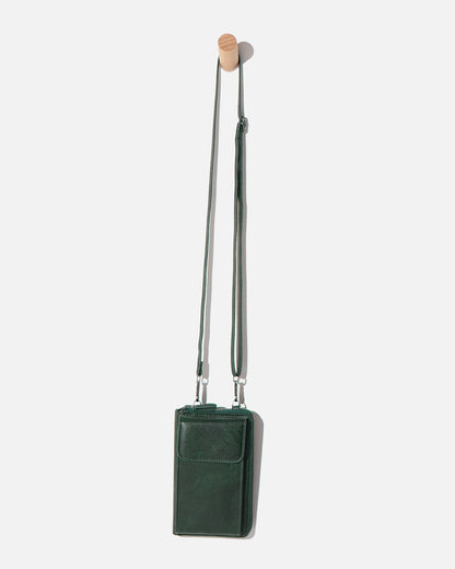 Phone Holder Purse - Dark Green