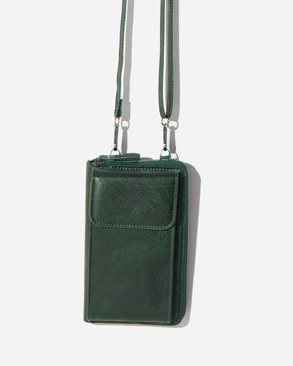 Phone Holder Purse - Dark Green