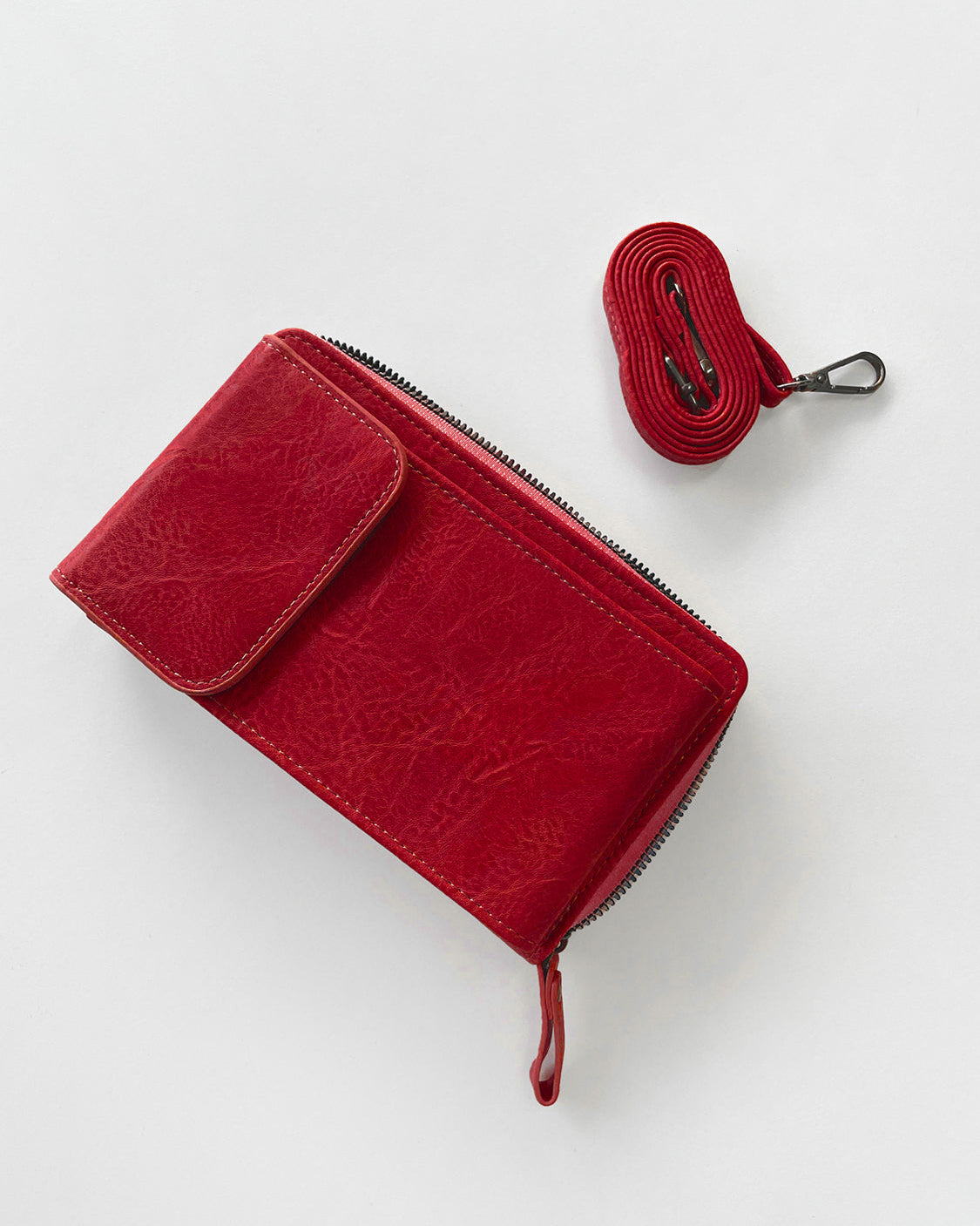 Phone Holder Purse - Red