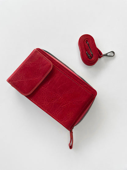 Phone Holder Purse - Red