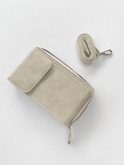 Phone Holder Purse - Limestone