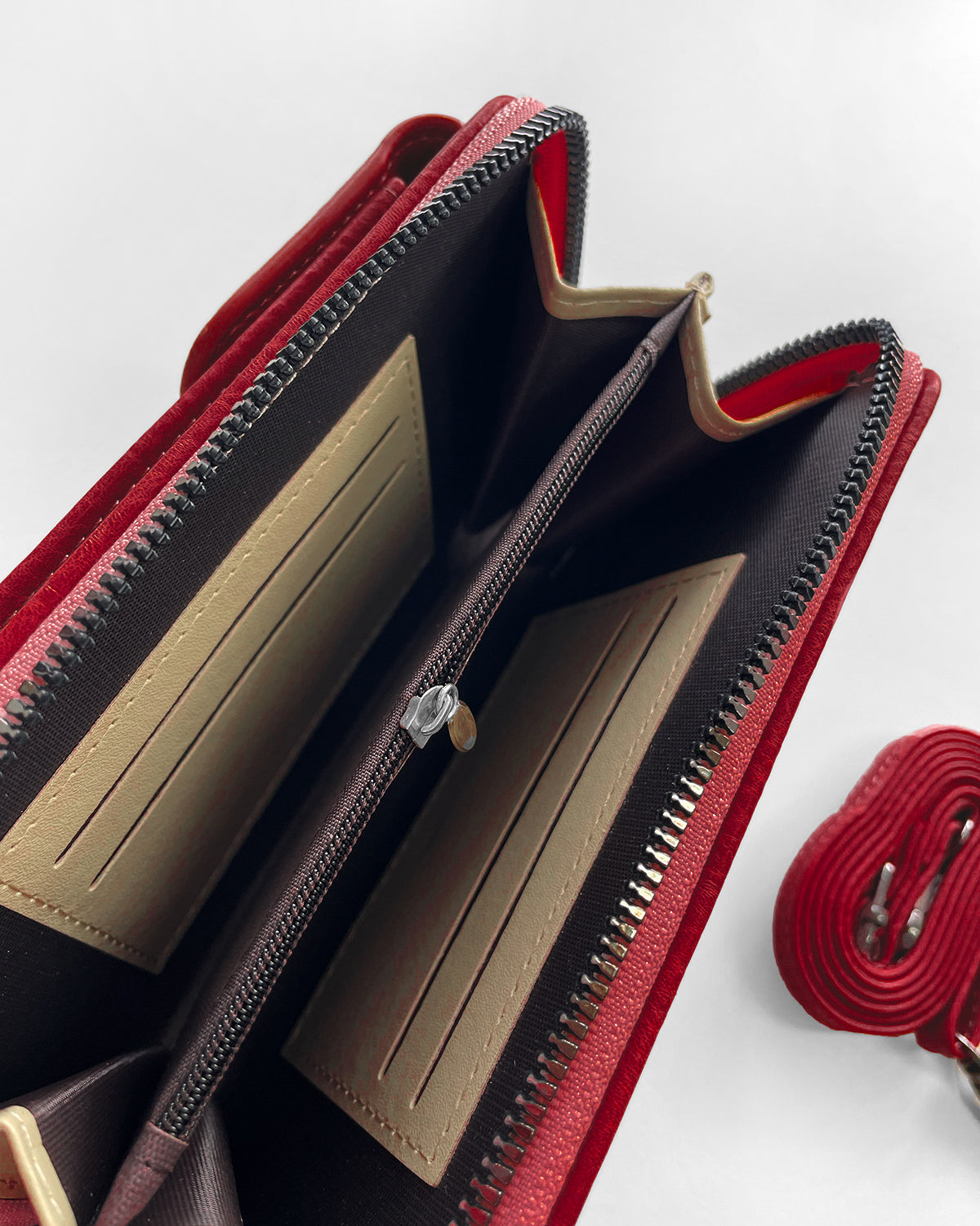 Phone Holder Purse - Red