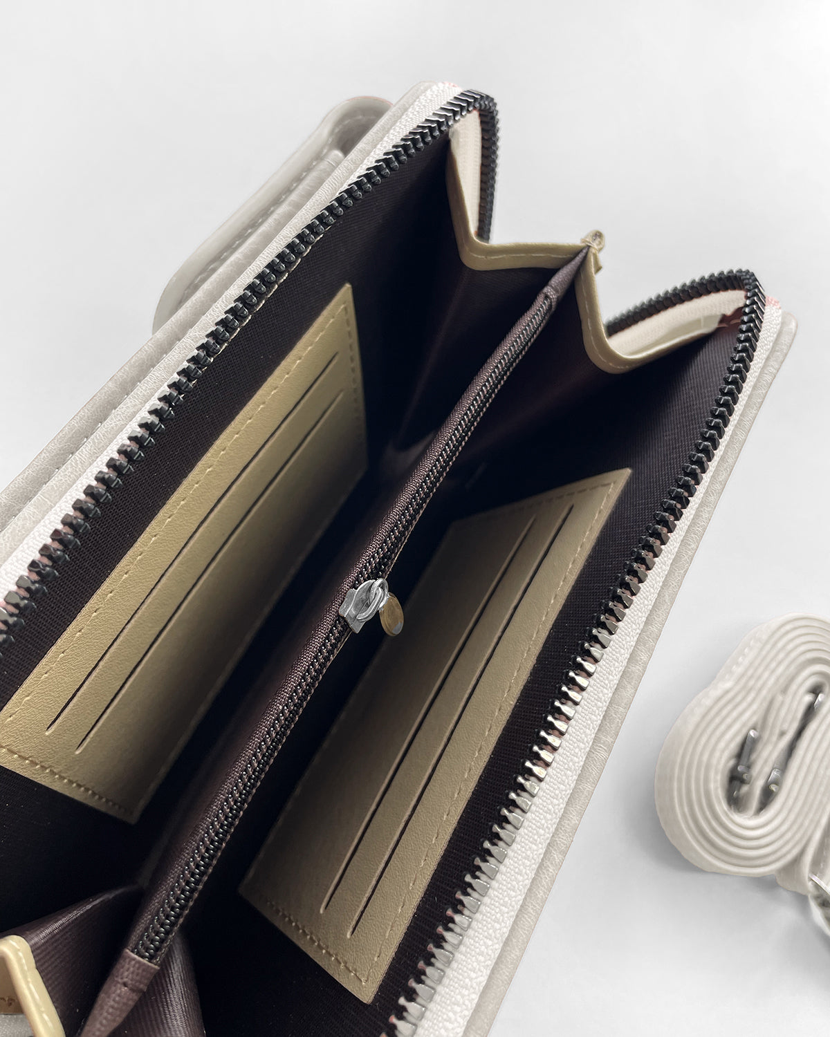 Phone Holder Purse - Limestone