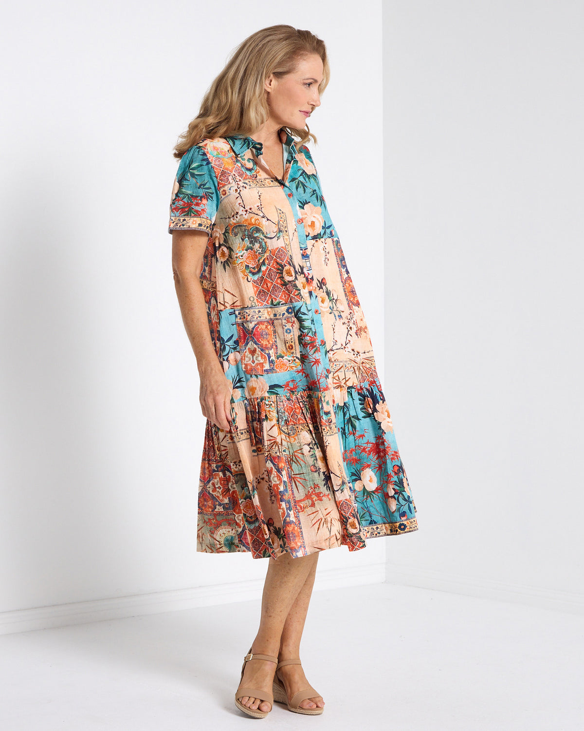 Gordes Dress - Patchwork