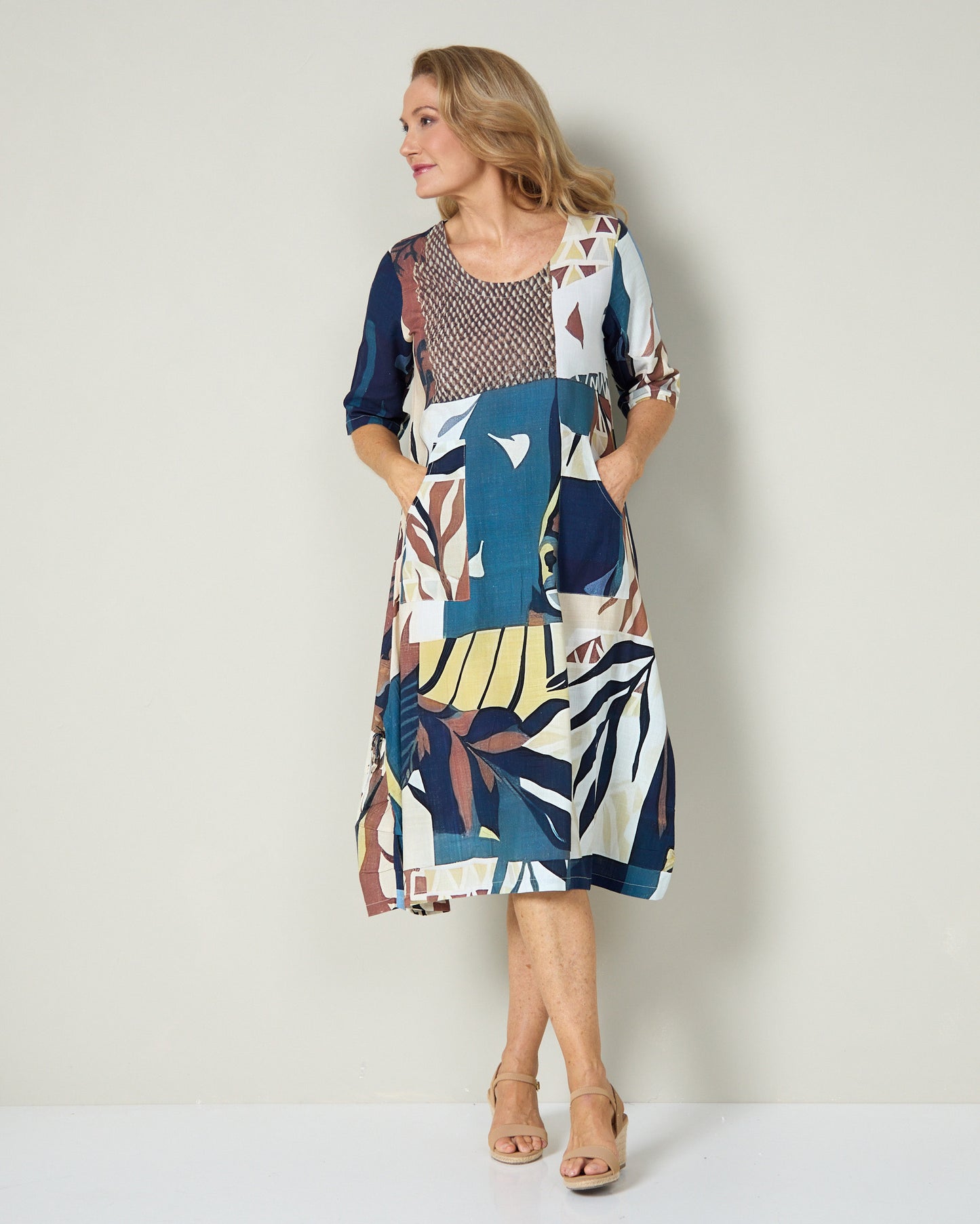 River Dress - Earthen Mosaic
