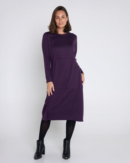 Rita Dress - Aubergine