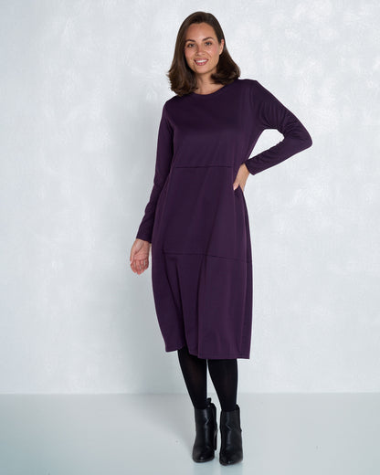 Rita Dress - Aubergine