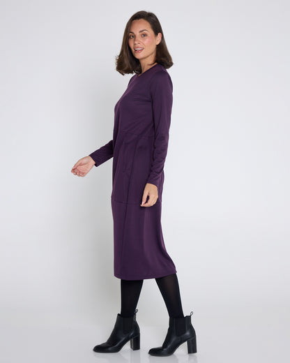 Rita Dress - Aubergine