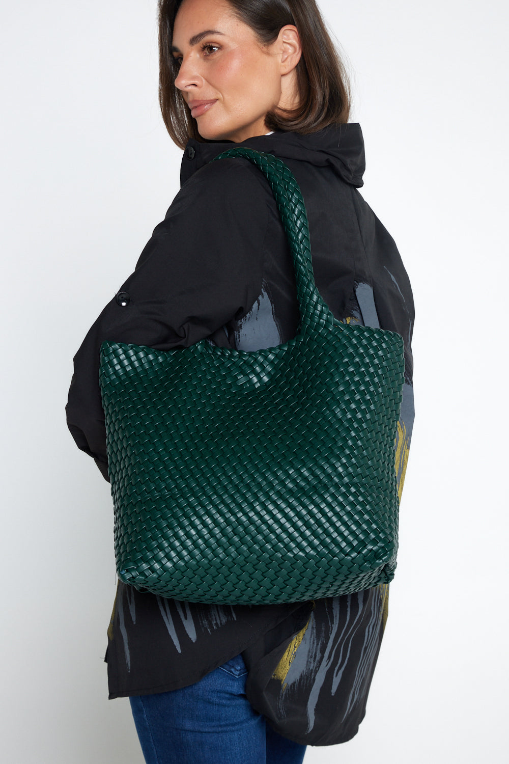 Bamboo woven bag shop
