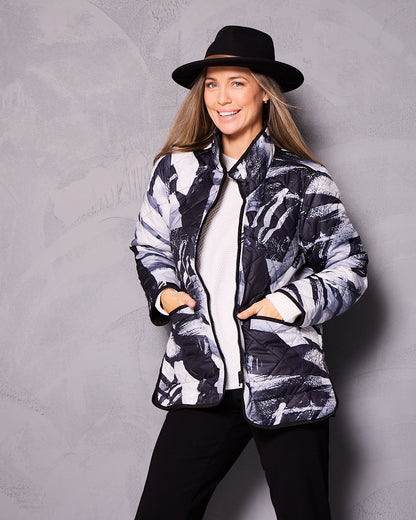 Renoir Reversible Jacket - Monochrome Magic