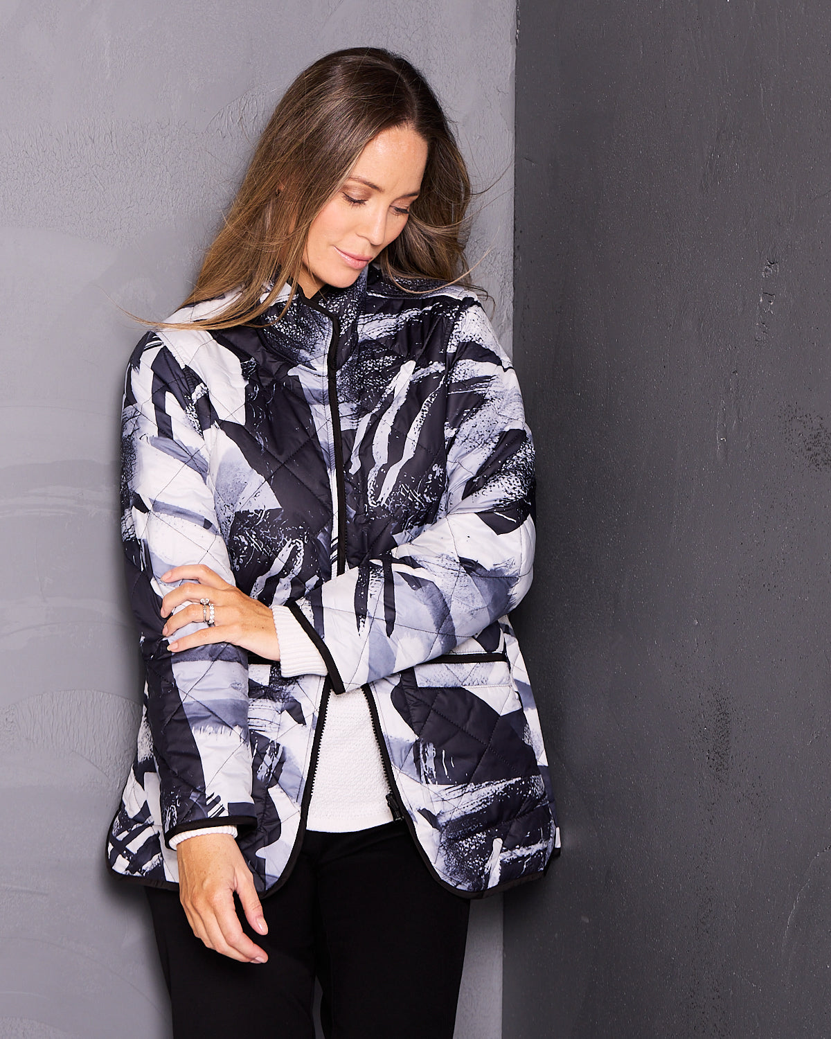 Renoir Reversible Jacket - Monochrome Magic