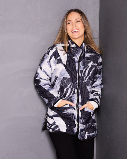 Renoir Reversible Jacket - Monochrome Magic