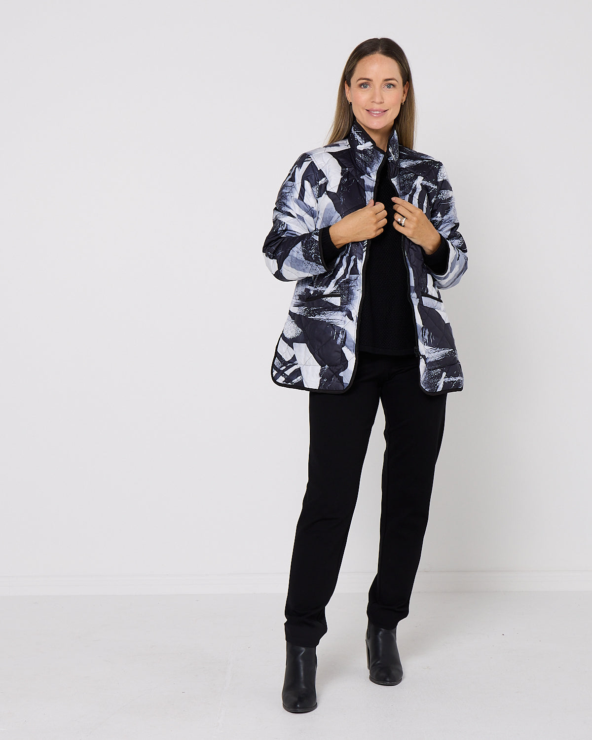 Renoir Reversible Jacket - Monochrome Magic